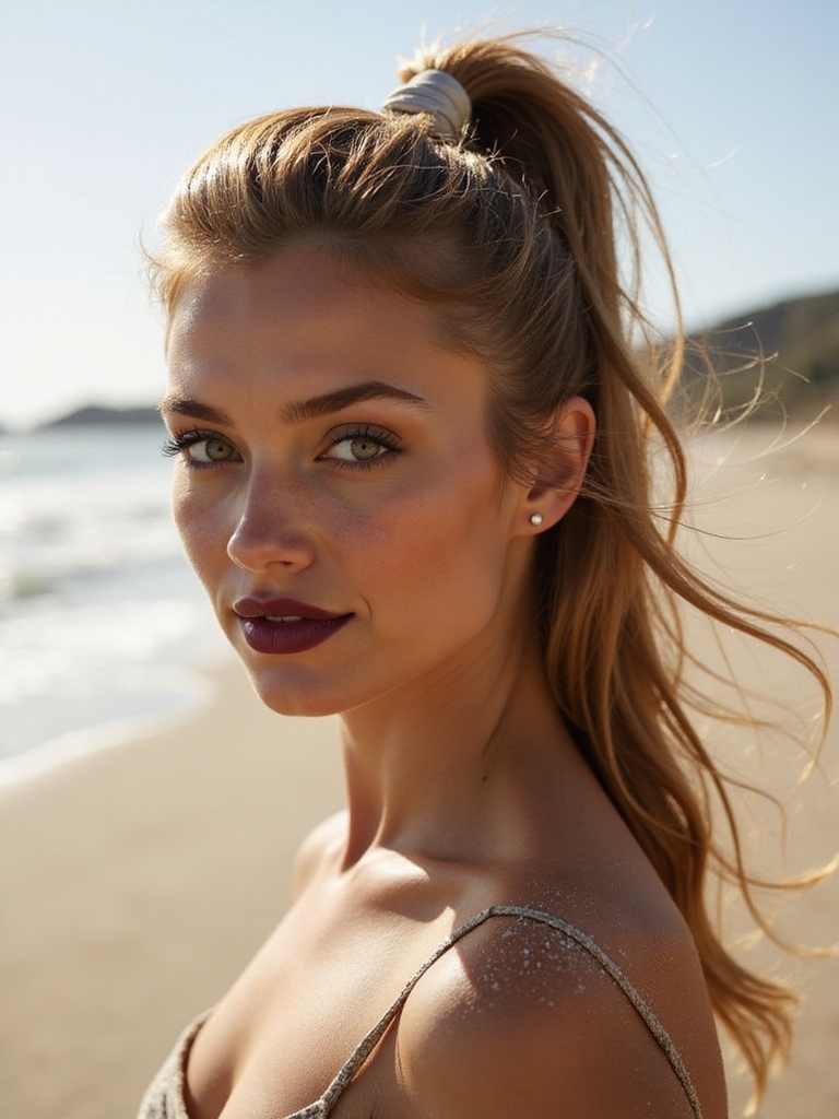 wrapped ponytail with hidden grip
