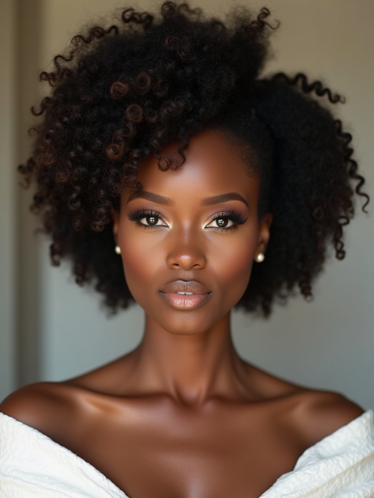 afro wedding hairstyle inspiration