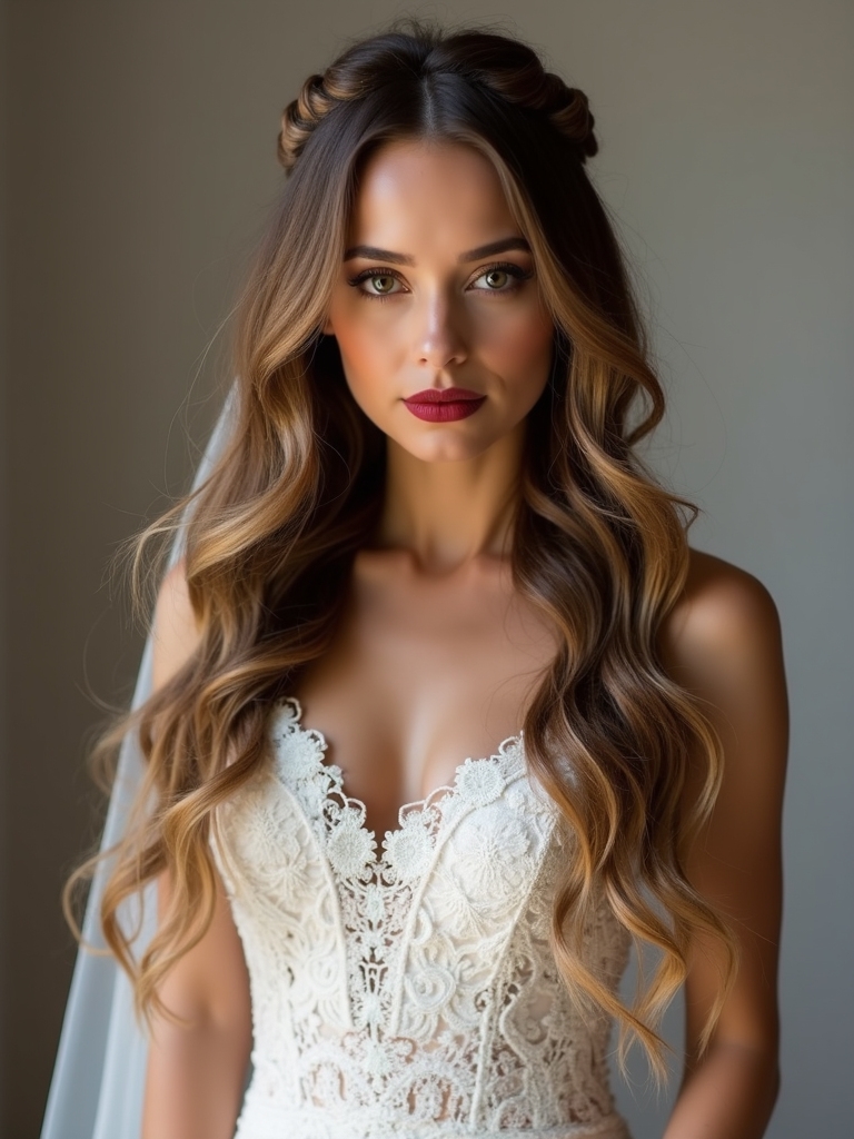 airy braids for bridesmaids