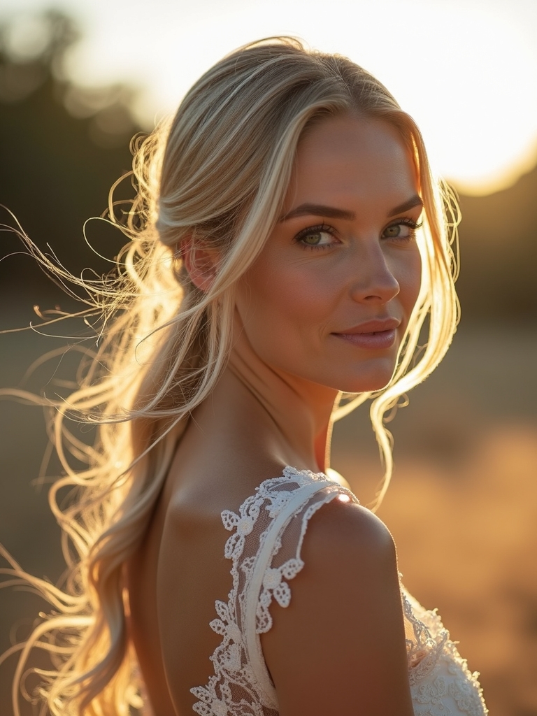 airy low pony hairstyle