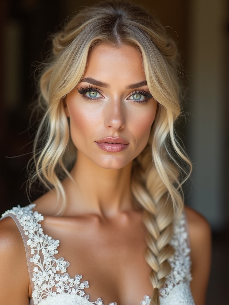 angled braids for elongation
