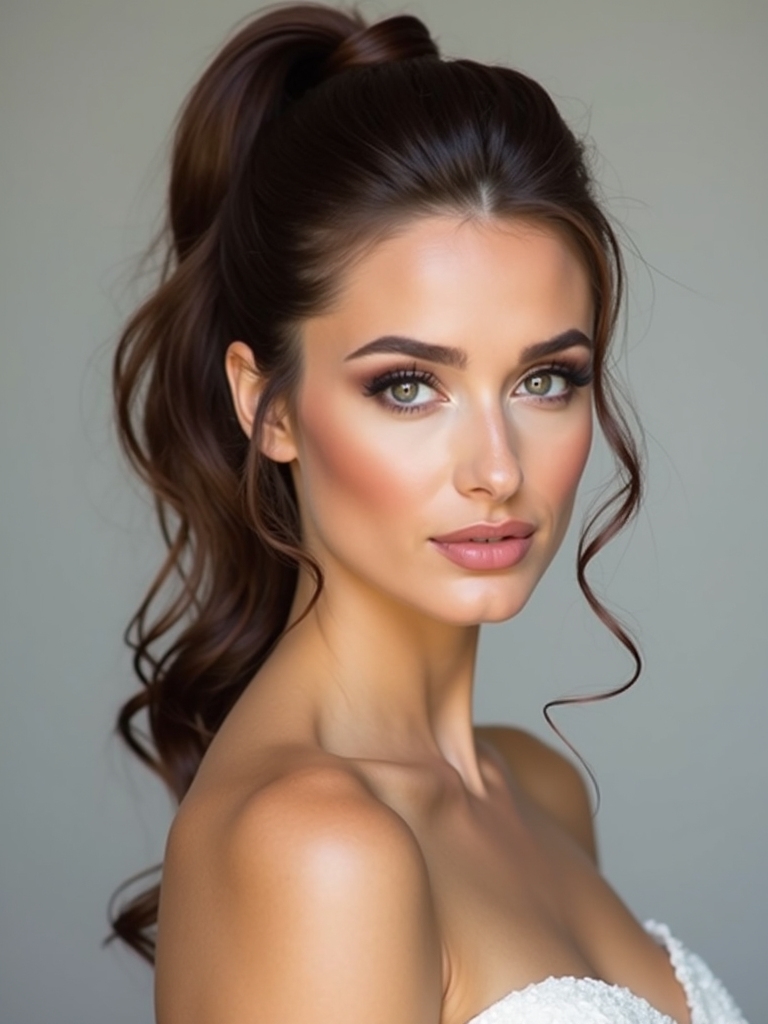 asymmetrical elegance for brides