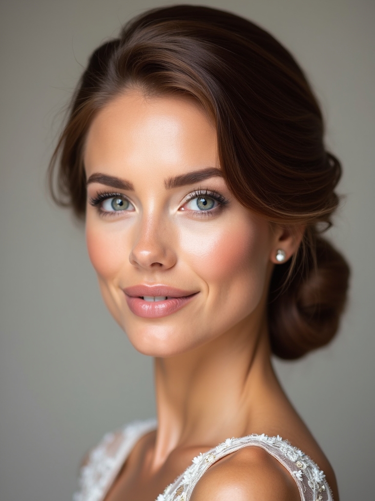 ballroom glam shine updos