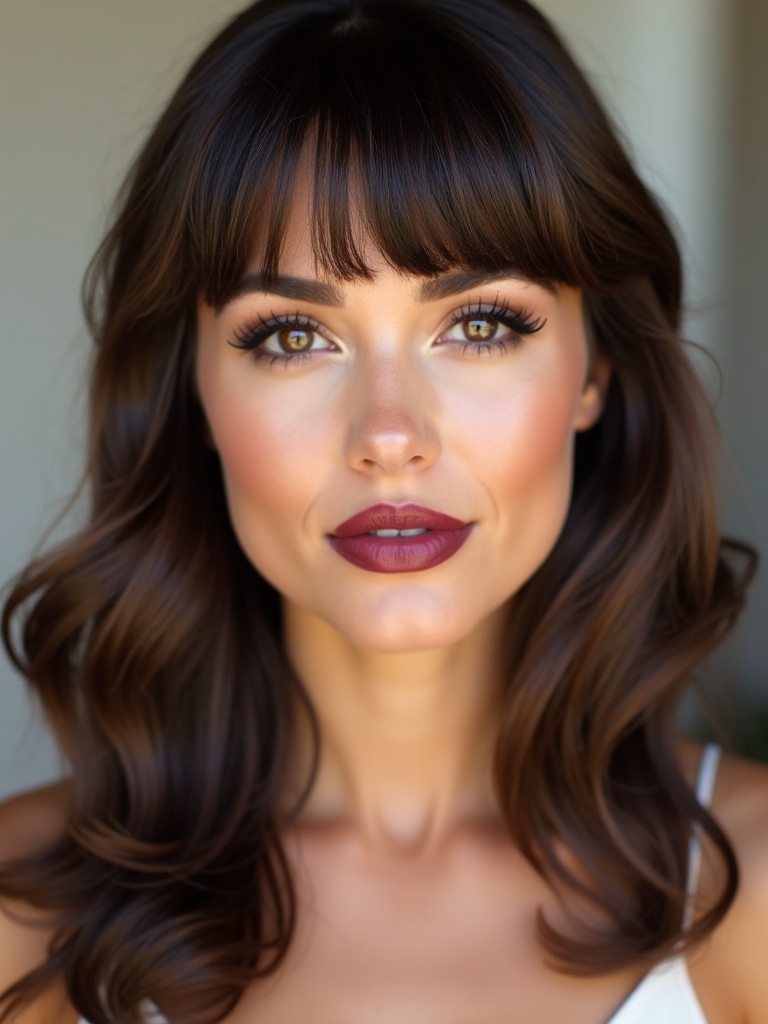 bangs unify bridesmaid aesthetics