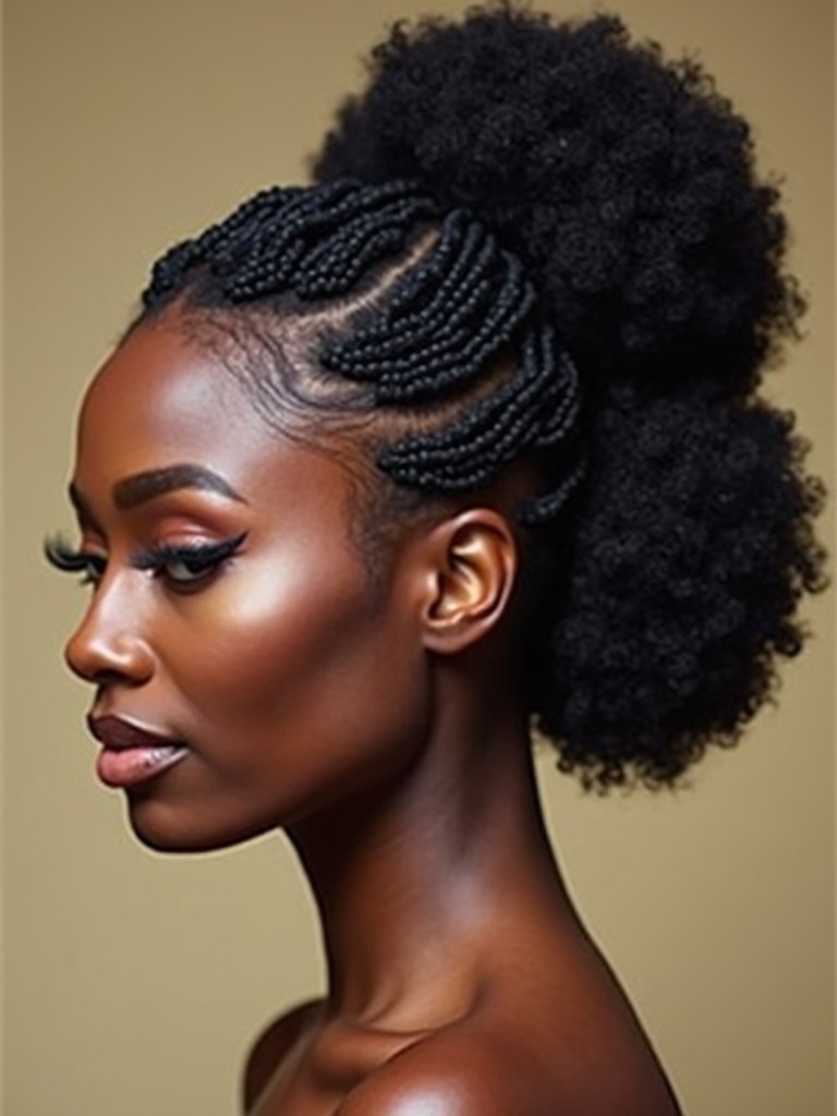 beautiful black bridal hairstyles