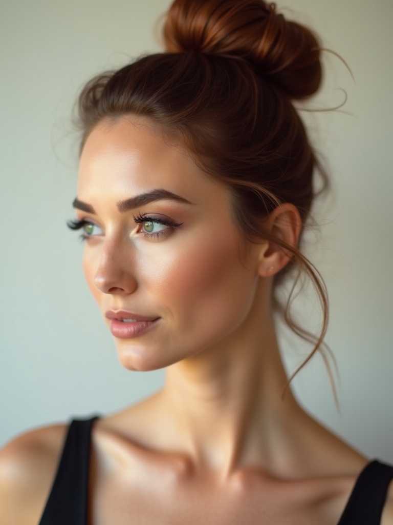 beginner friendly crown bun