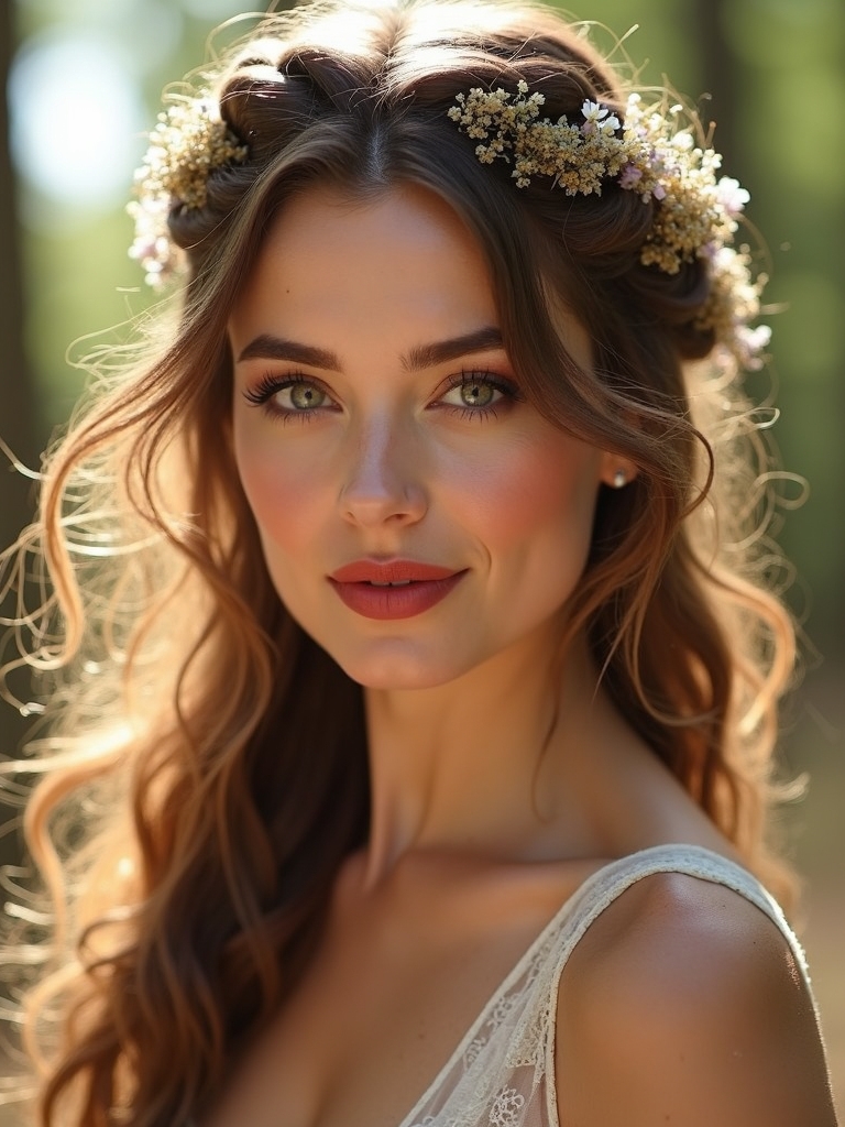 bohemian half up hairstyle tutorial