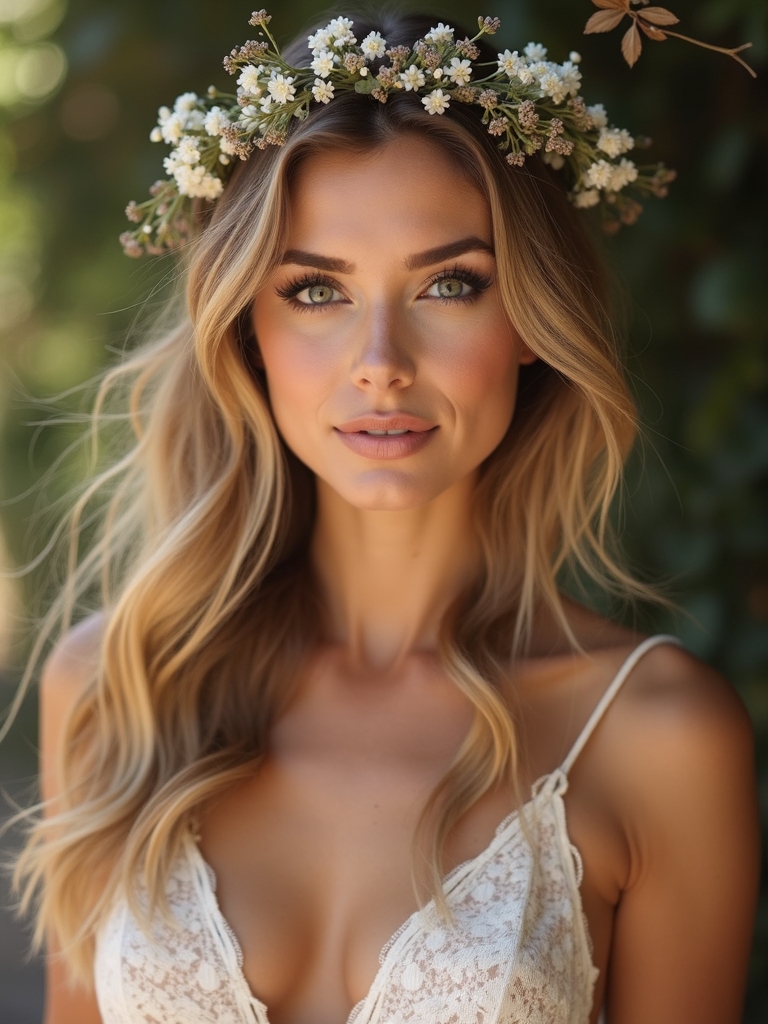 boho bridesmaid hairstyle ideas
