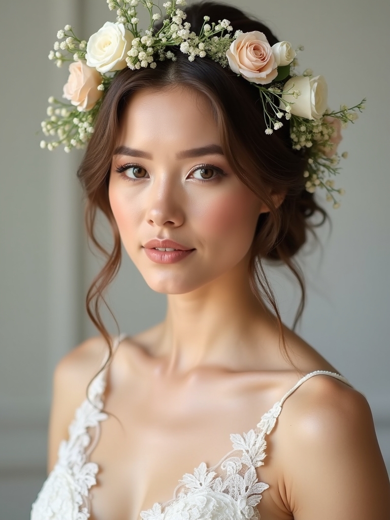 boho floral hair wreaths
