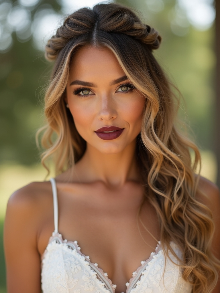 boho textured outdoor hairstyles