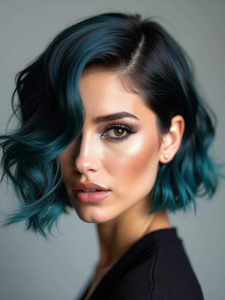 bold asymmetrical bob chic