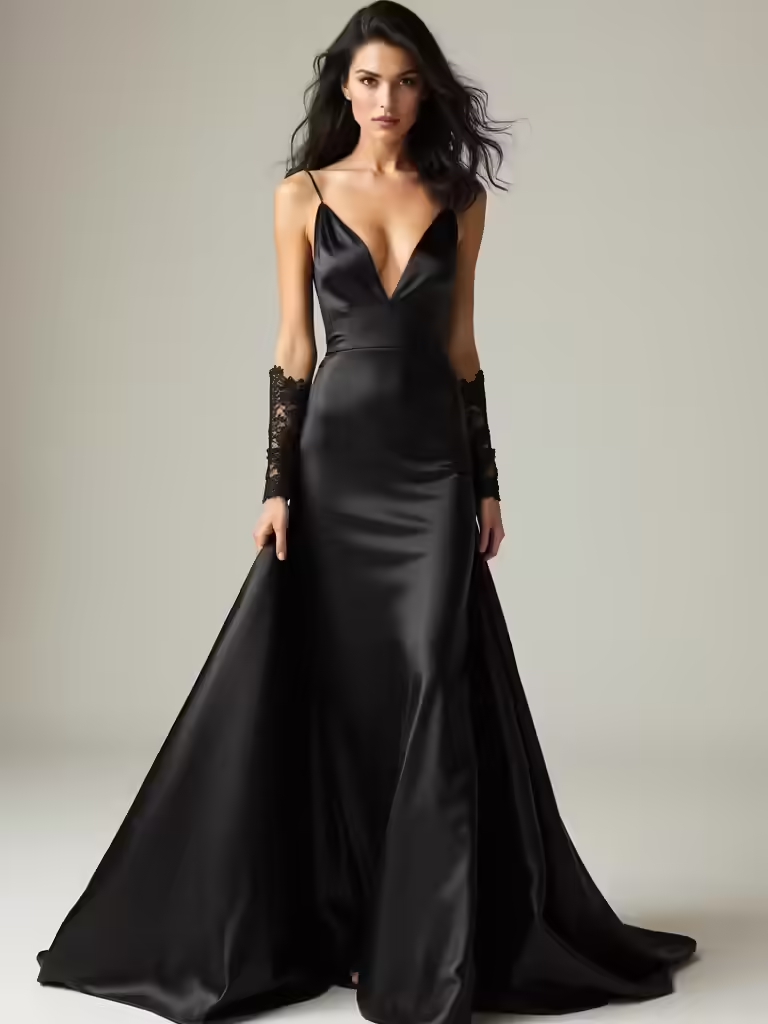 bold black wedding choices