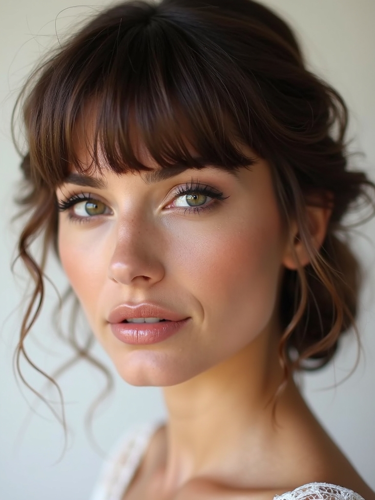 bold bridal hairstyle choice