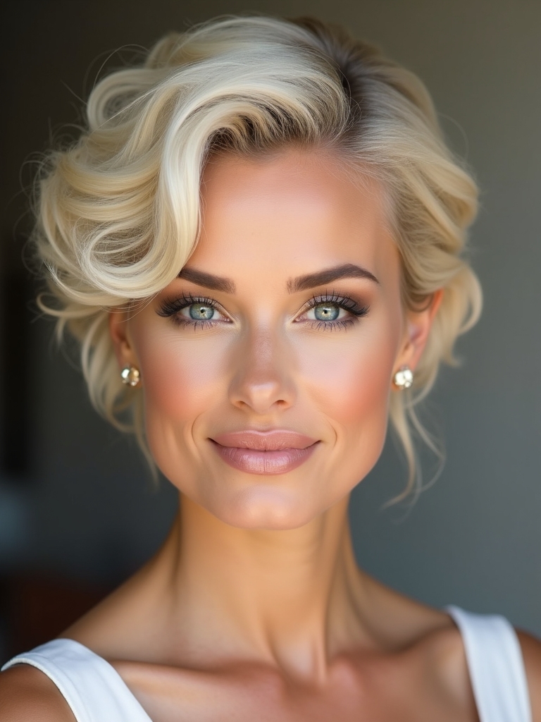 bold face framing pixie styles