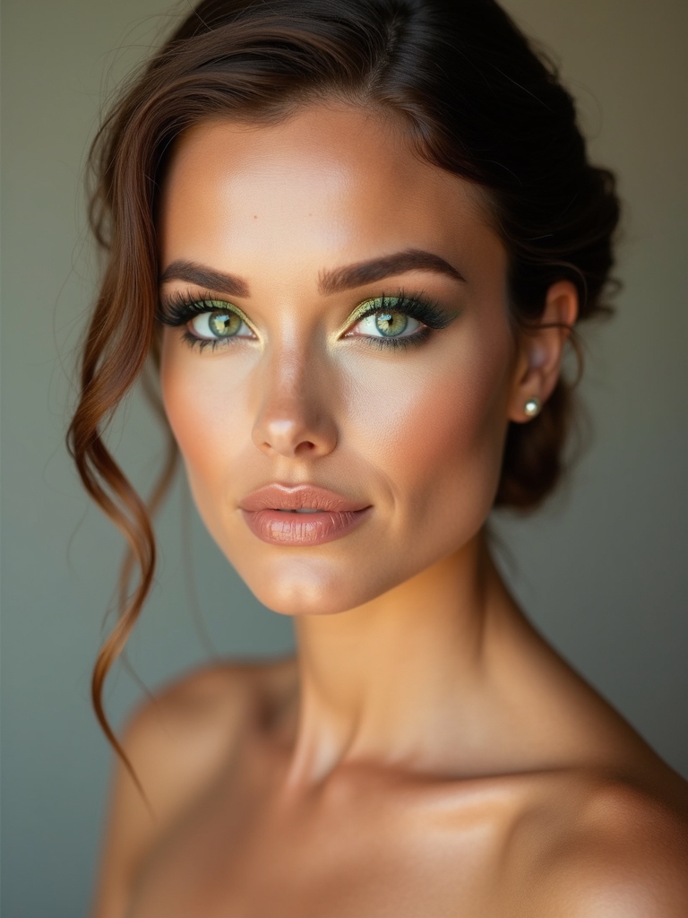 bold jewel toned wedding makeup
