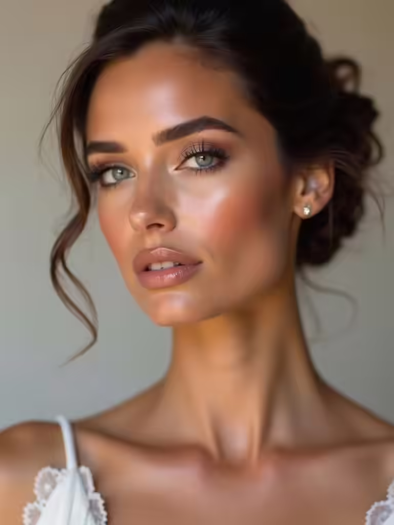 bold lip dramatic eye