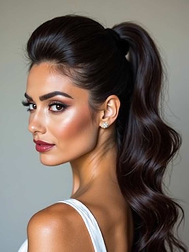 bold voluminous elegant hairstyle