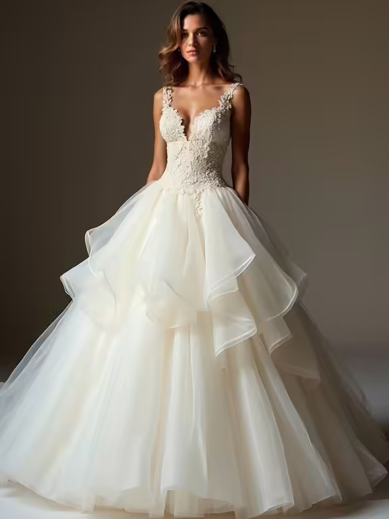 bold voluminous wedding silhouettes