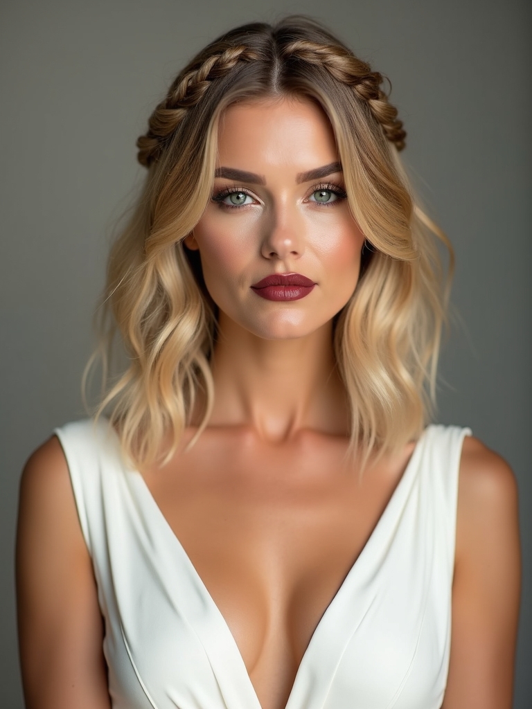 braided accent for elegance