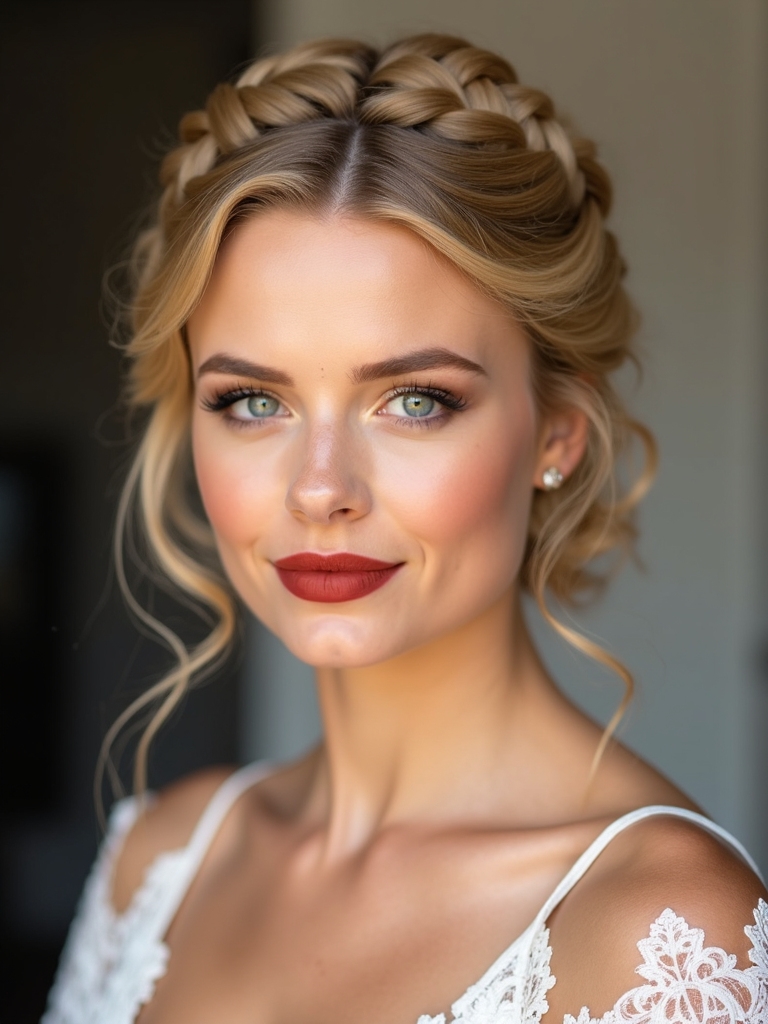 braided accent for elegance