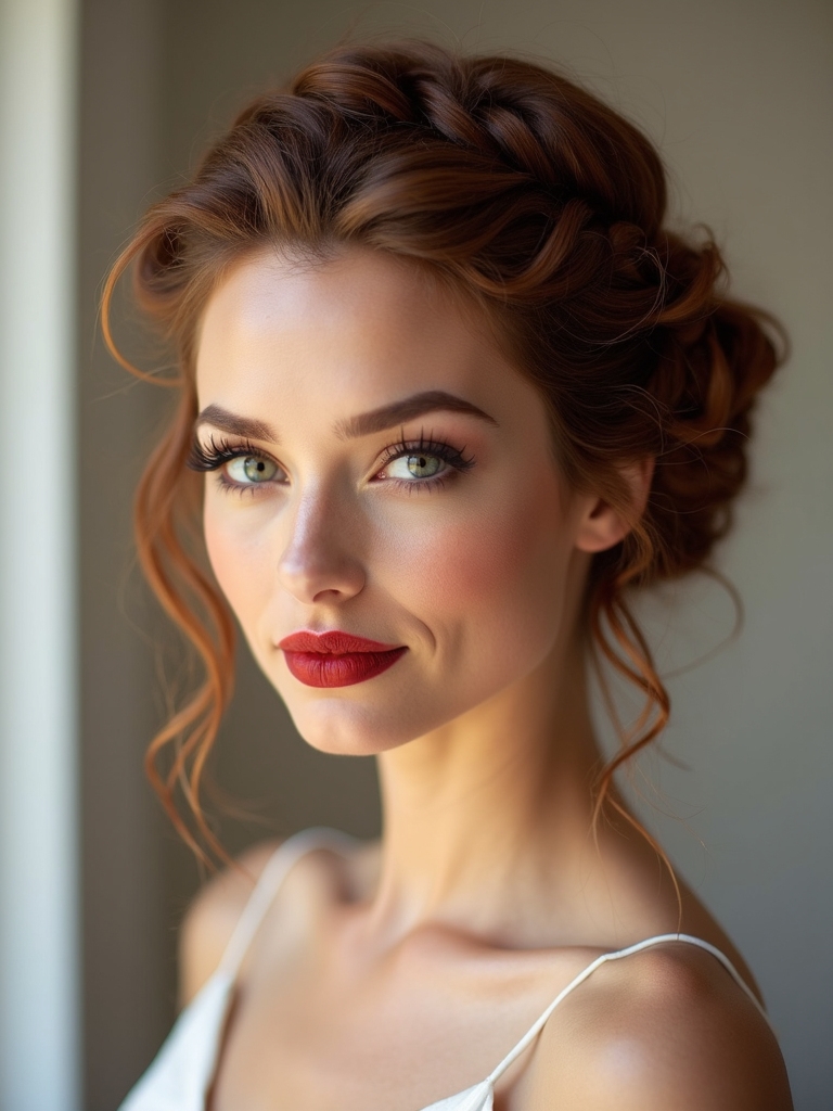 braided crown updo tutorial
