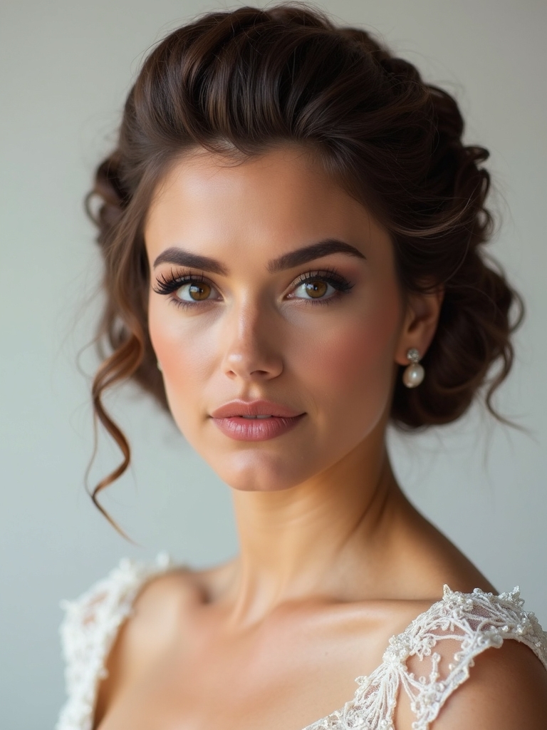 braided vintage glamour styles