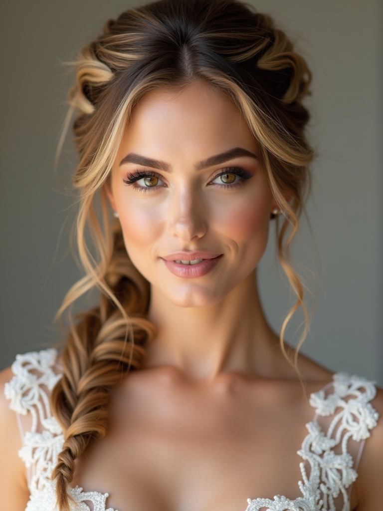 braids enhance cheekbone definition