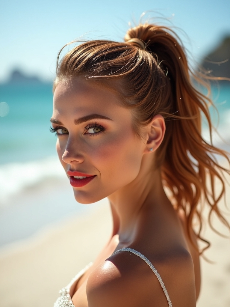 breeze resistant sleek ponytails
