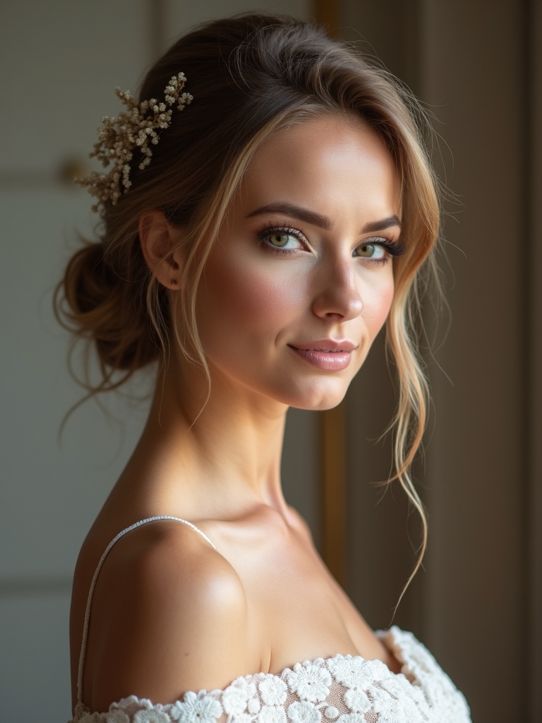 bridal beauty combinations showcased
