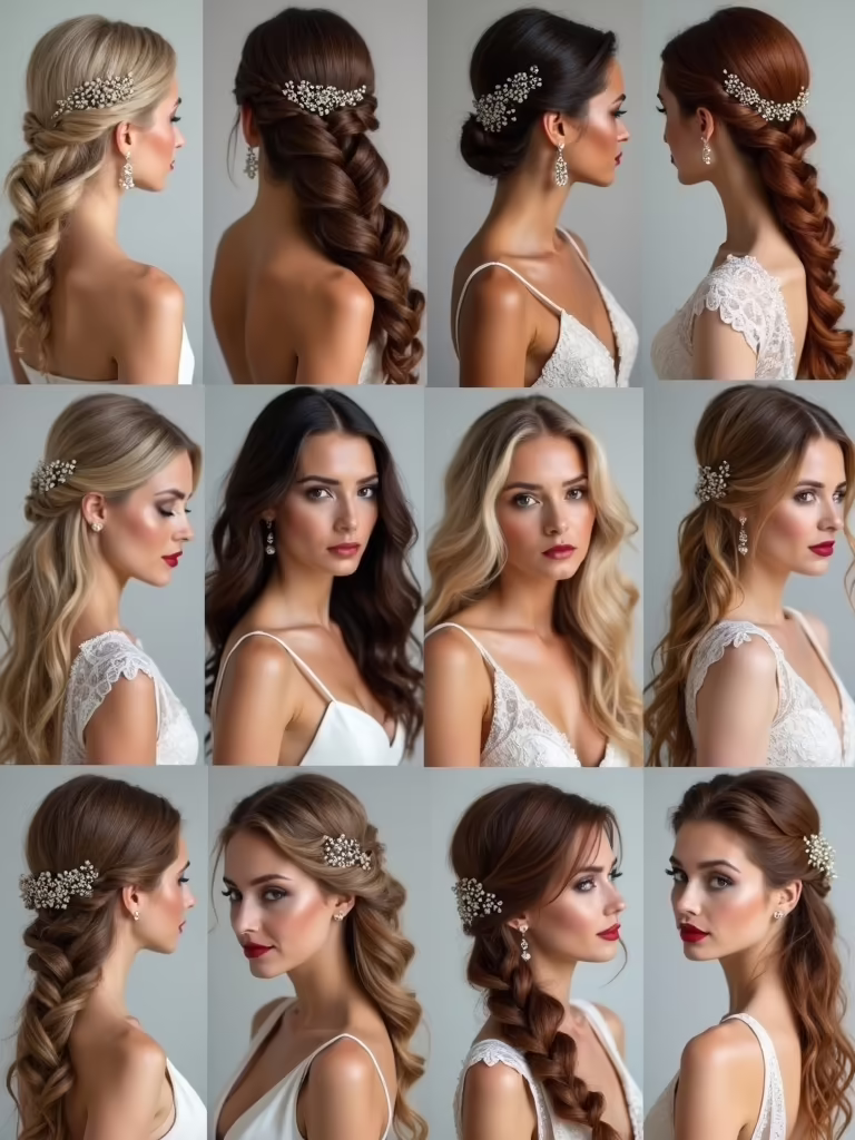 bridal braided hairstyle inspiration