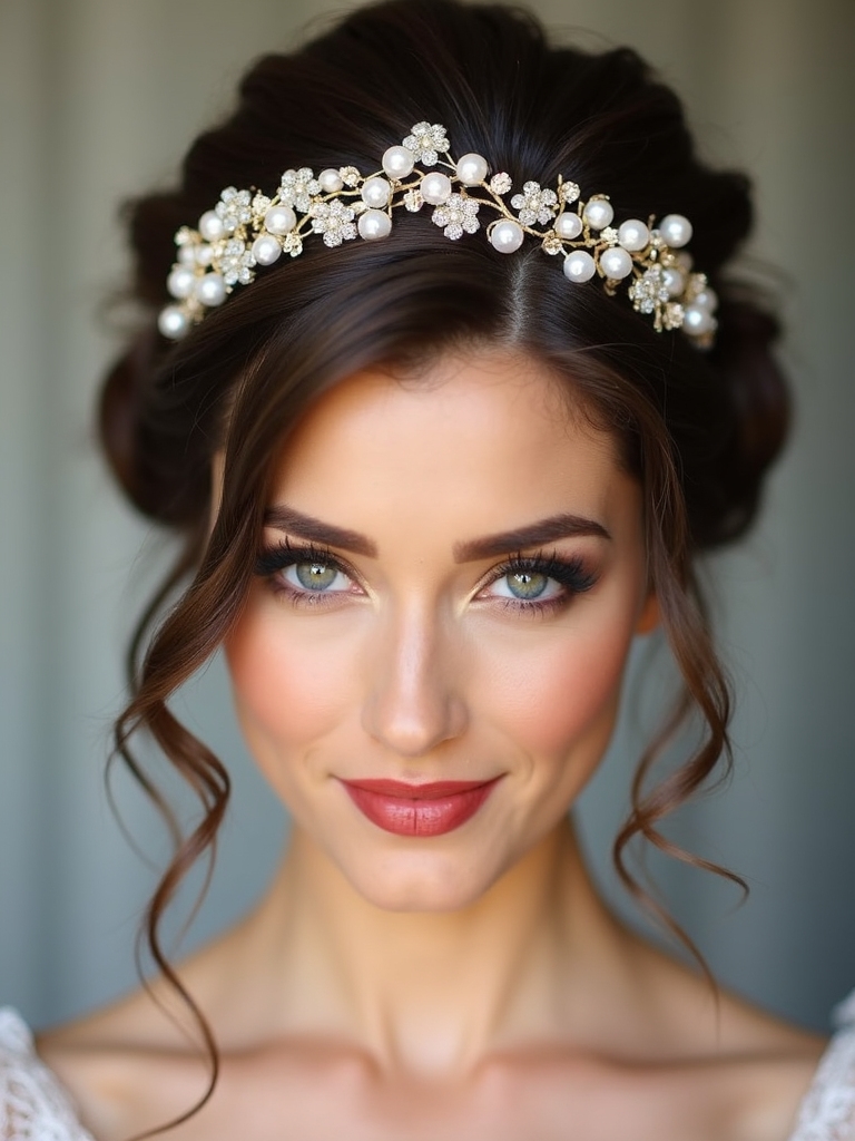 bridal hairpieces and tiaras