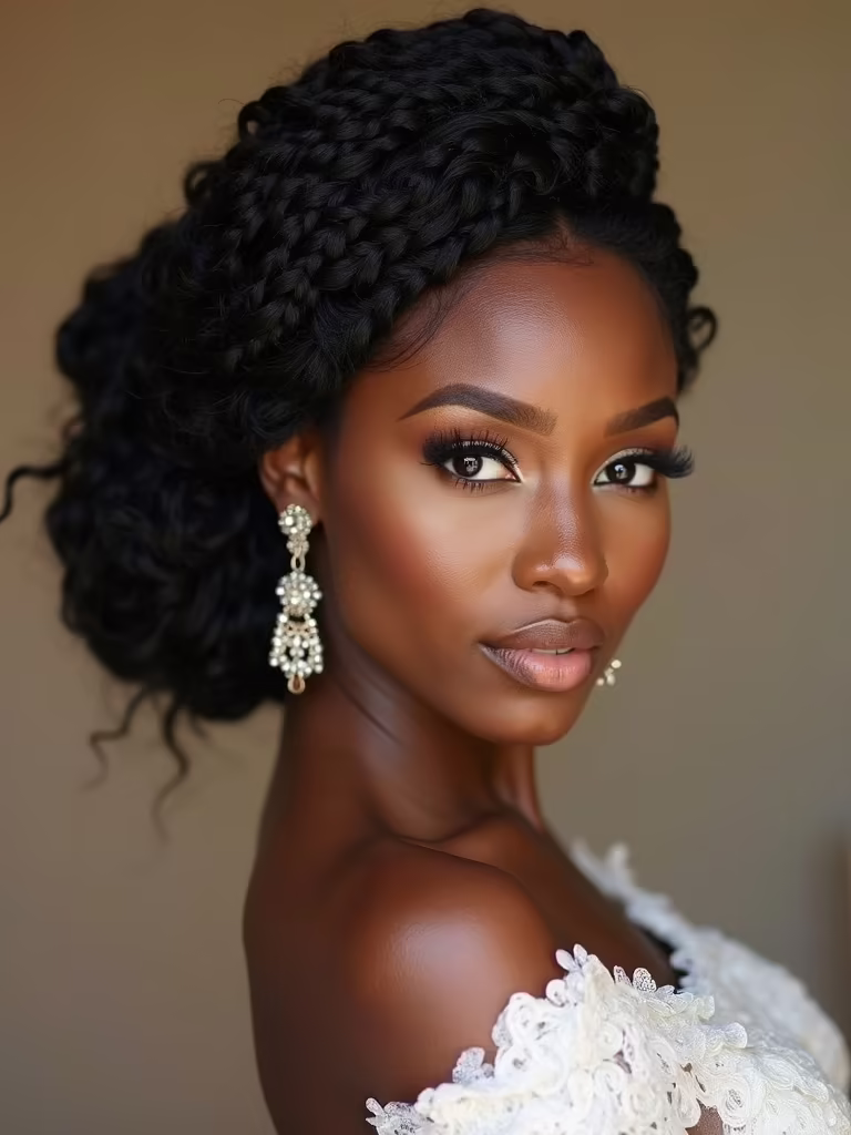 bridal hairstyles for black hair