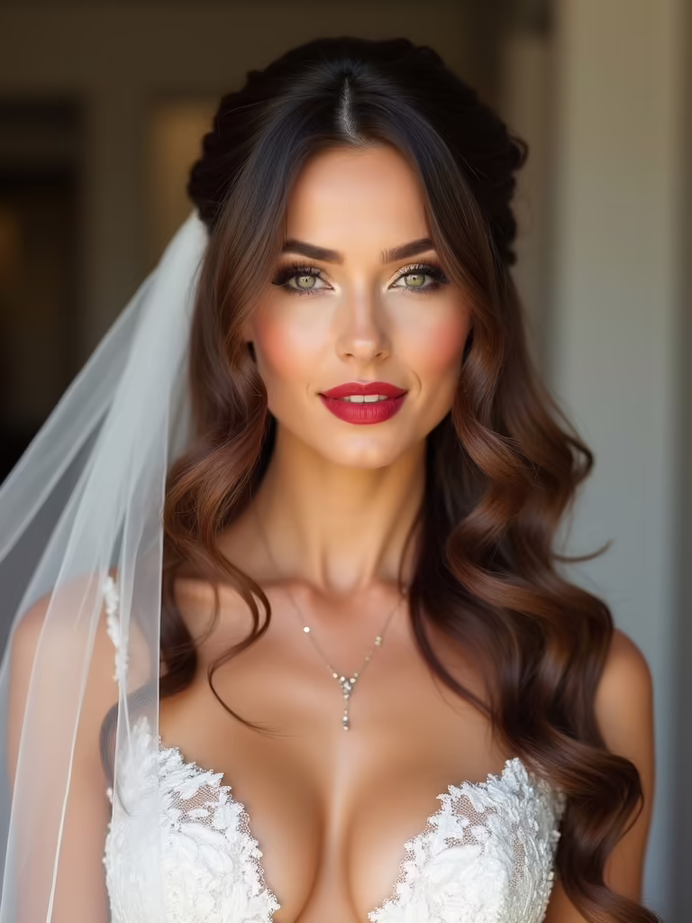 bridal hairstyles for necklines