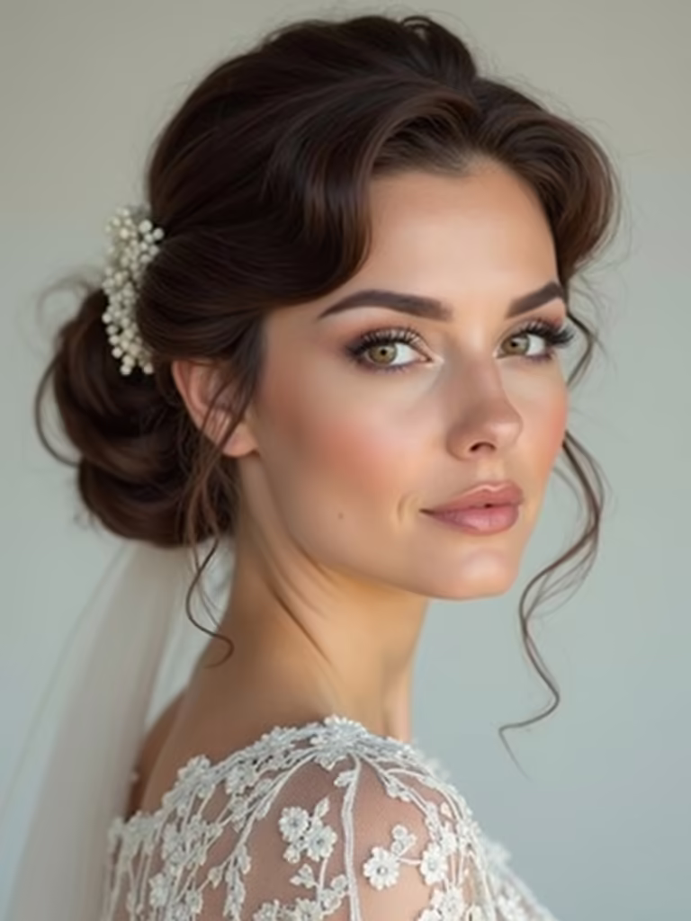 bridal hairstyles with veils