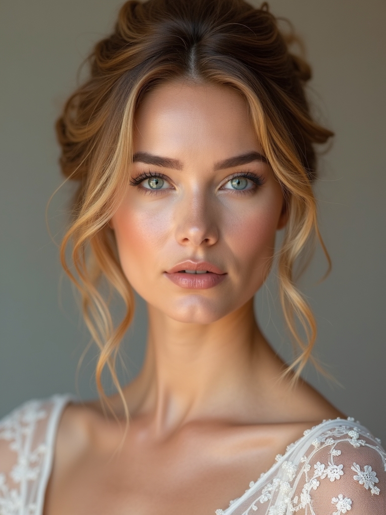 bridal half up elegance explained