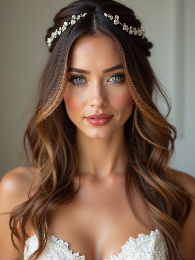 bridal half up hairstyles