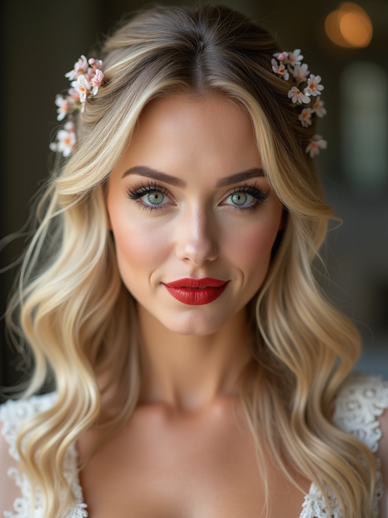 bridal half up hairstyles