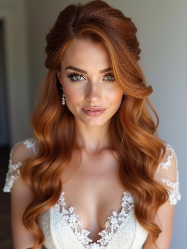 bridal long hairstyles inspiration