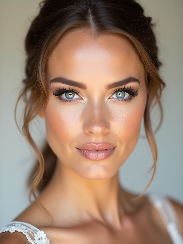 bridal makeup for blue eyes