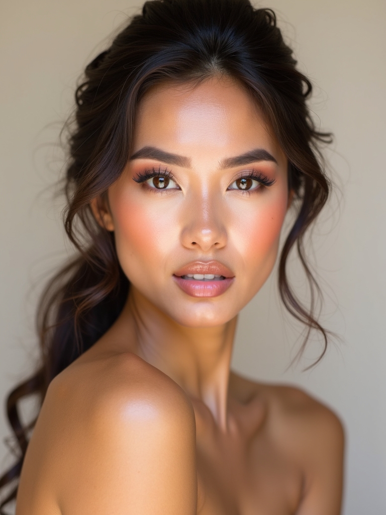 bridal makeup styles showcased