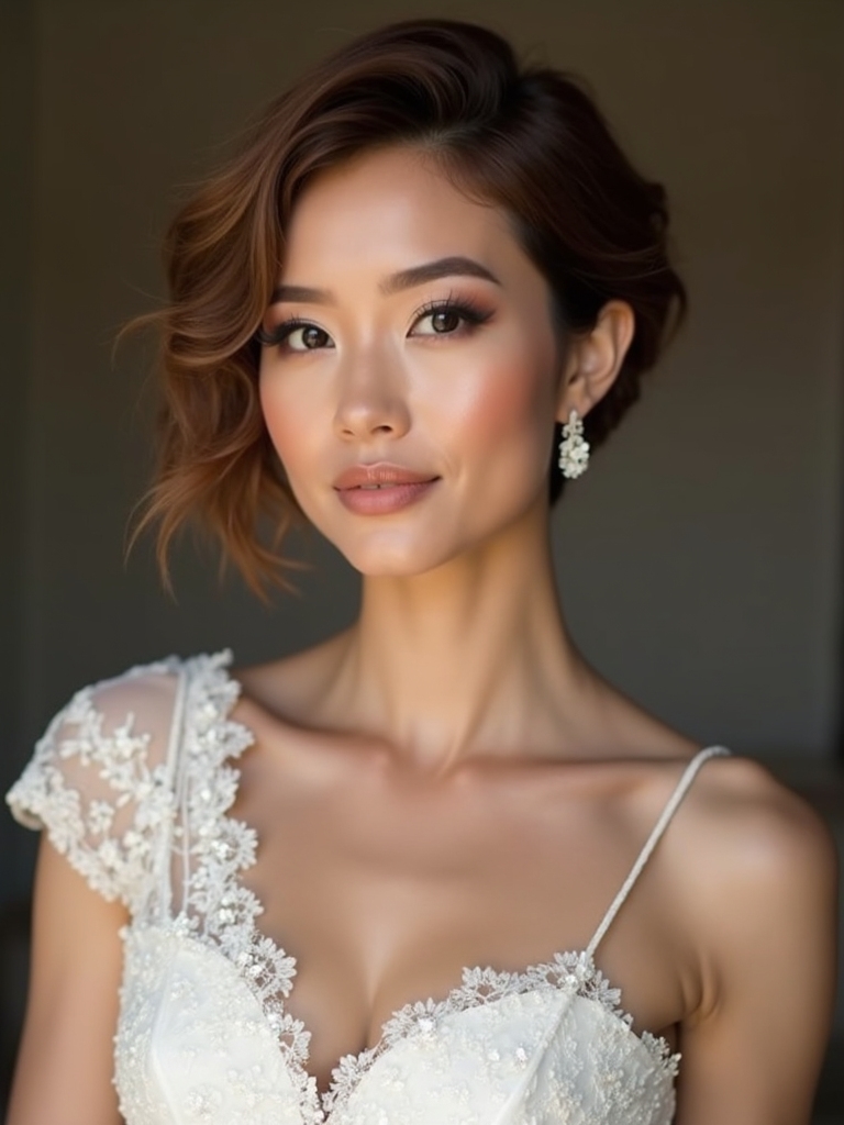 bridal short hair guidance