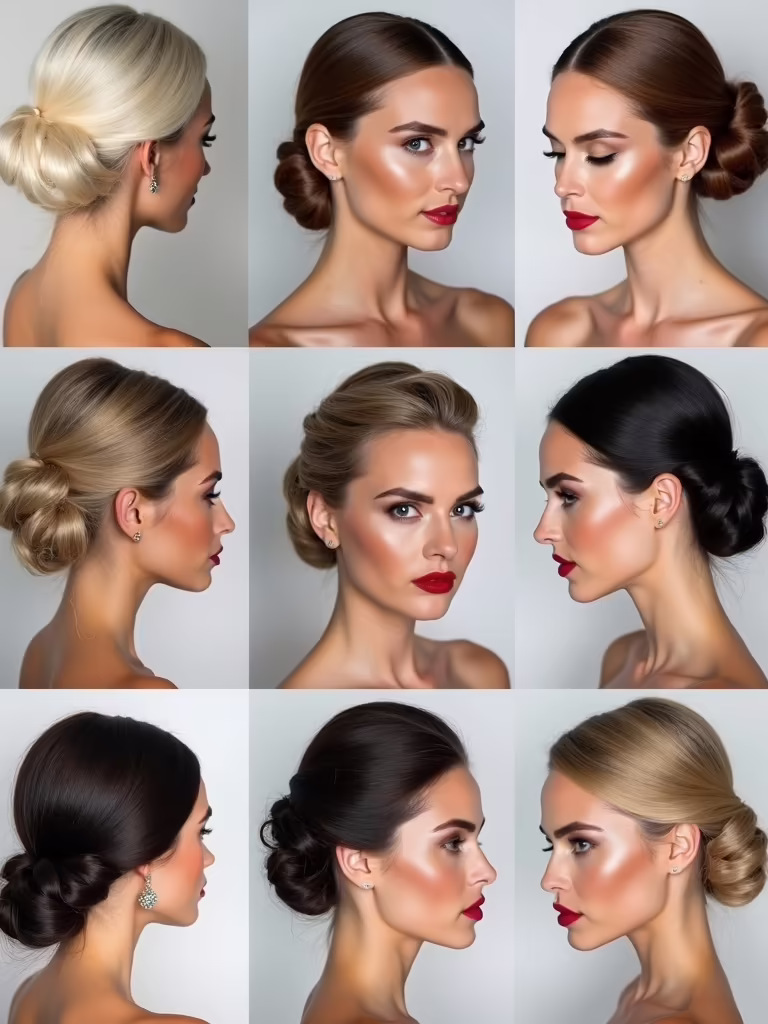 bridesmaid hairstyles for high necks
