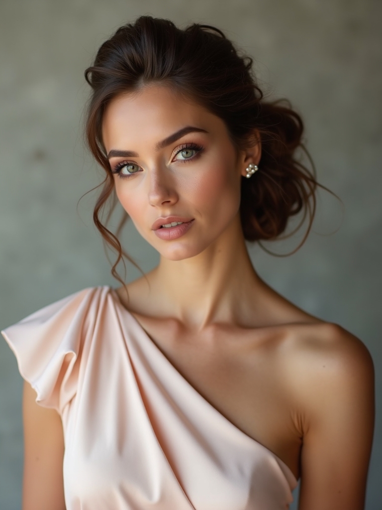 bridesmaid hairstyles for necklines