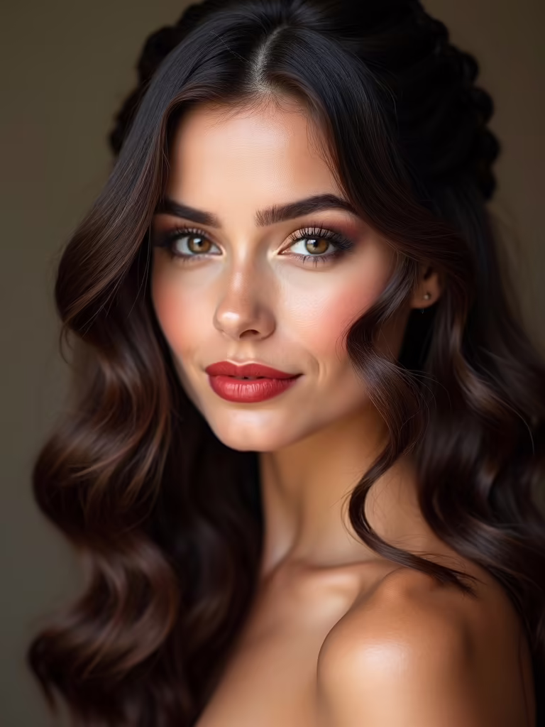 brunette wedding hairstyle inspiration