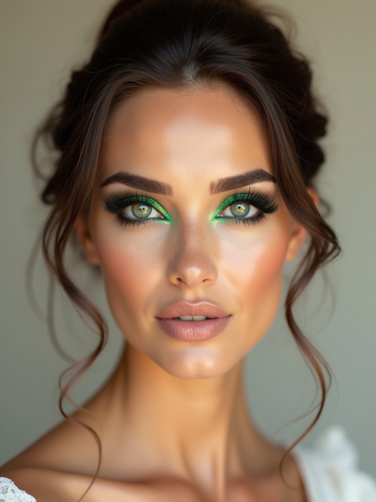 captivating bold bridal makeup