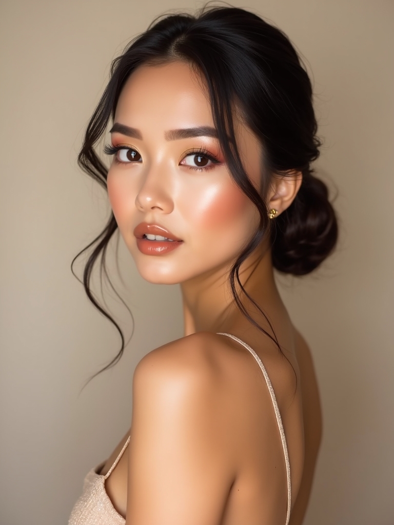 champagne gold romantic glow