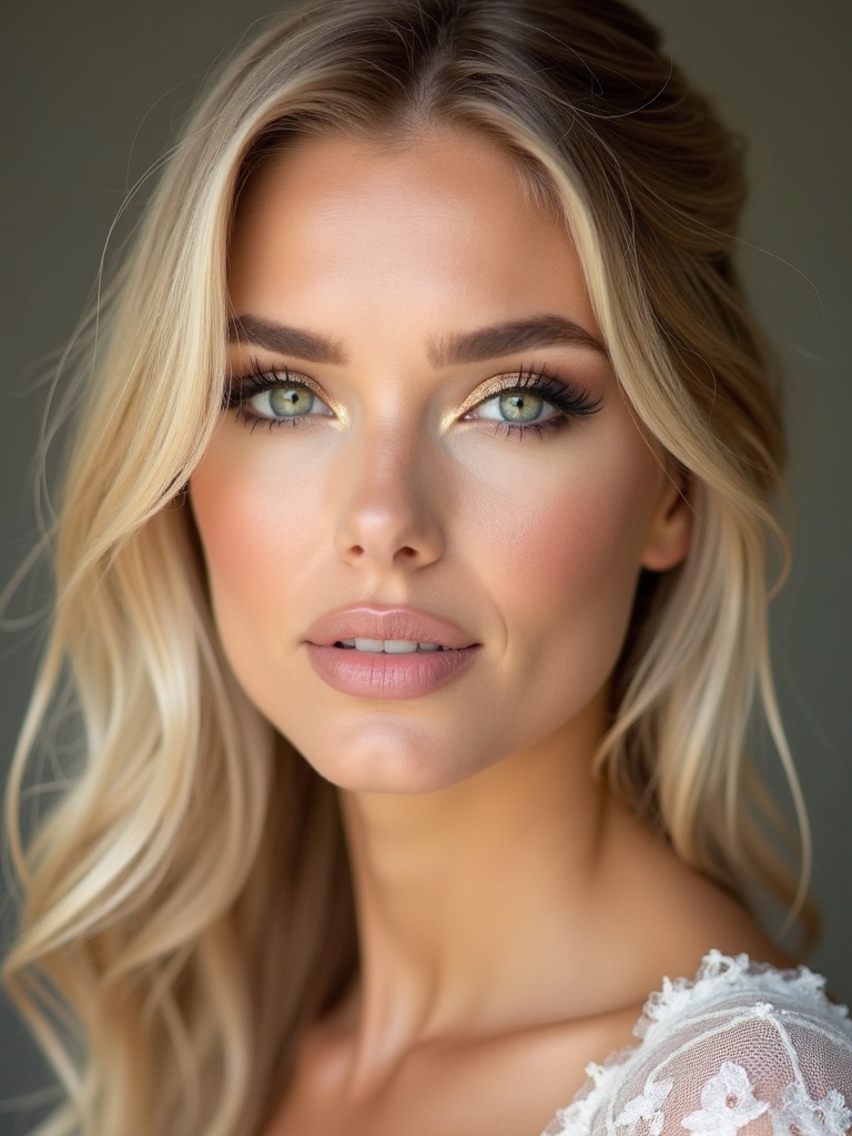 champagne taupe bridal eyeshadow