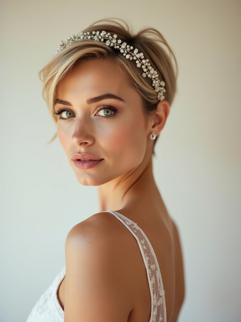 chic headbands for short hair