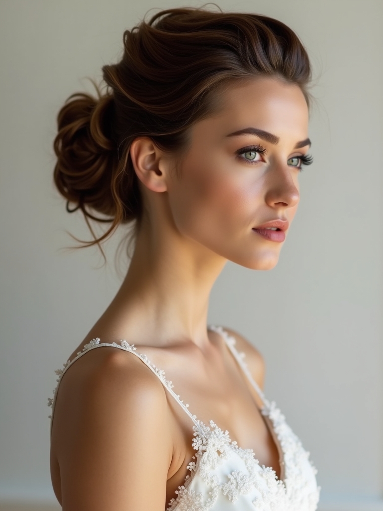 chic high pony bun transformation