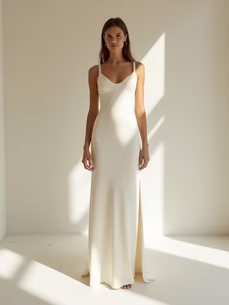 chic minimalist wedding dresses